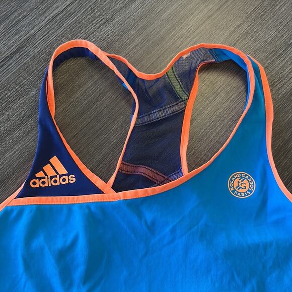 Roland Garros Paris Adidas racerback tank.  Size small - Picture 4 of 4